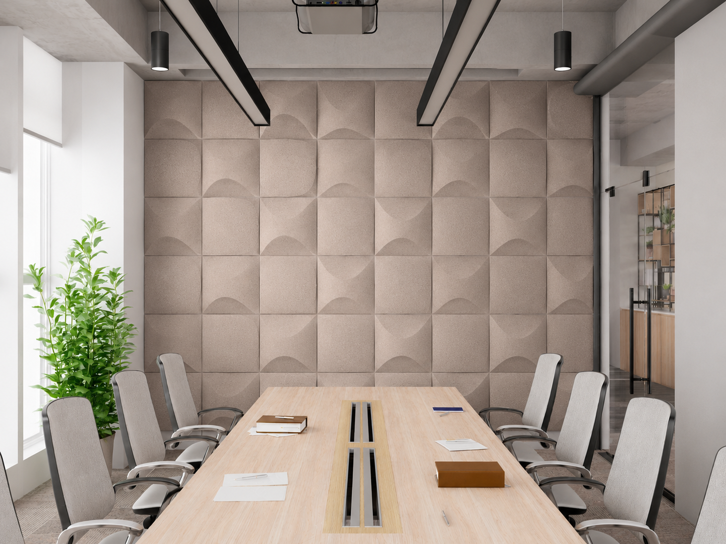 3D thermoformed acoustic panels hero